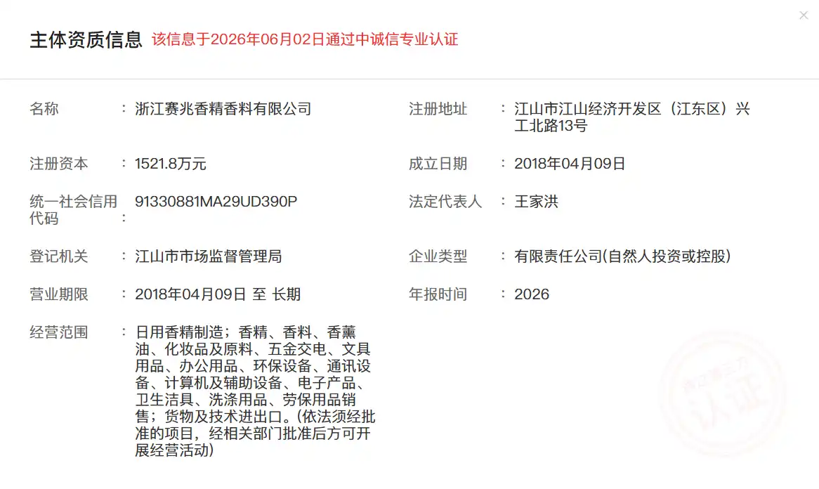 Comprehensive Technical Qualification Certificate